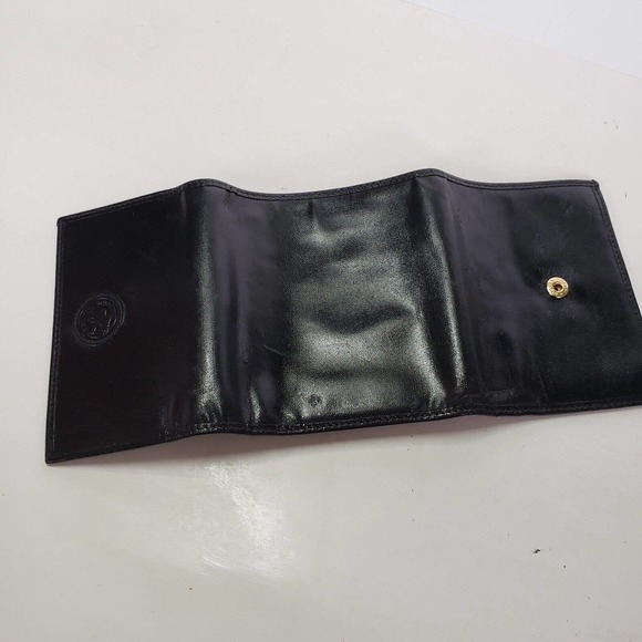 Hunting World Vintage Designer Black Wallet Credit Card Holder 3in1 Small Purse - Picture 6 of 9